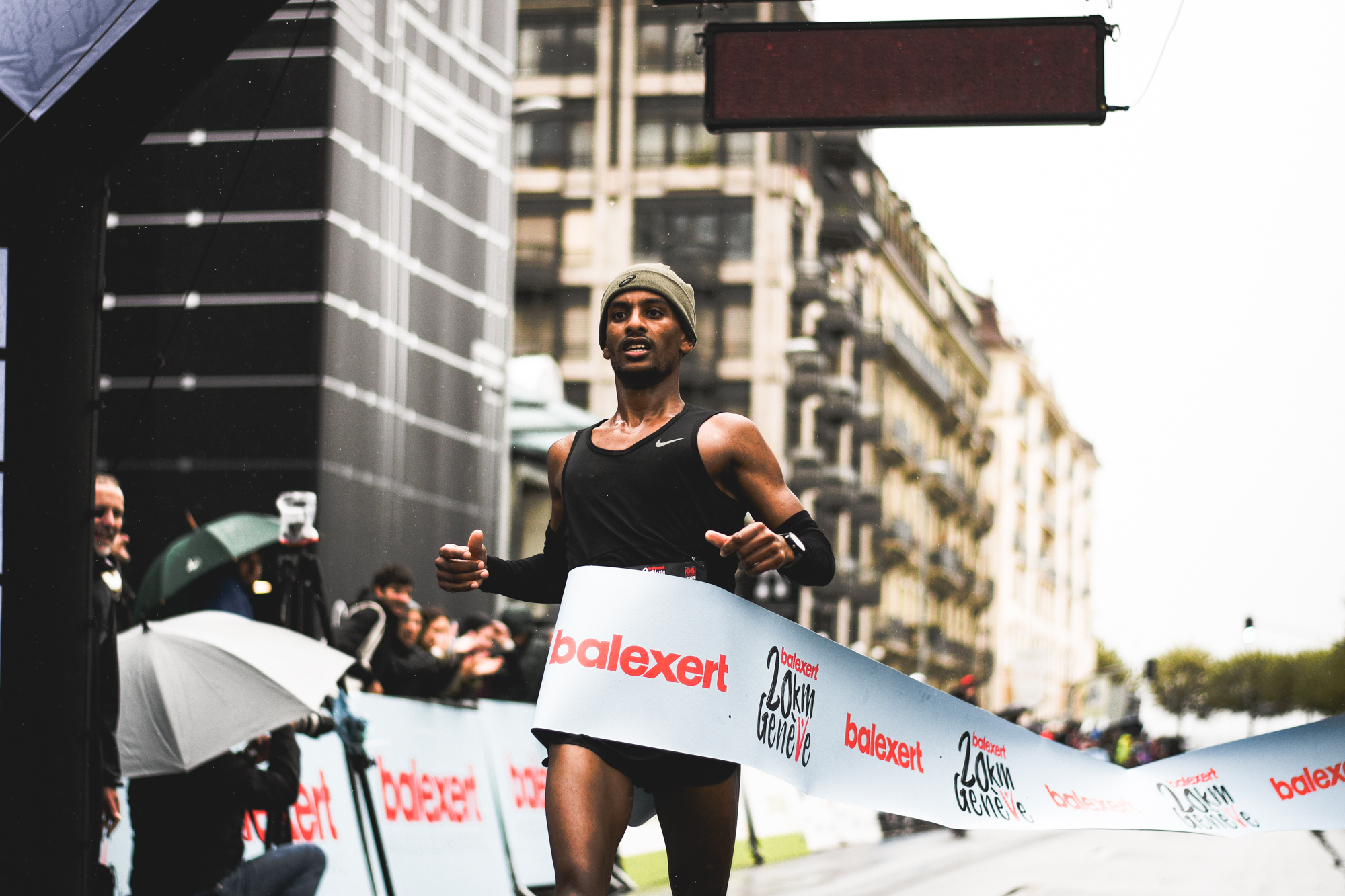 Record 10km - Timothée Wondimu Bussy arrivée